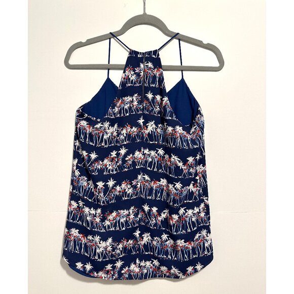 Express Barcelona Reversible Tank Top Tropical Palm Trees XS - Picture 2 of 7